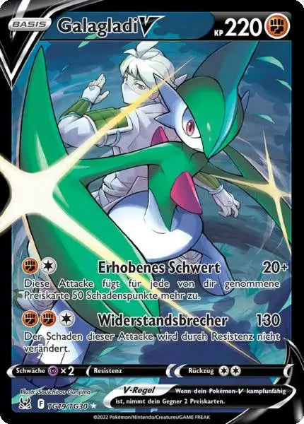 Galagladi V TG19 – Pokémon Verlorener Ursprung Karte