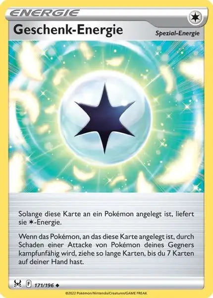 Geschenk Energie 171/196 – Pokémon Verlorener Ursprung Karte
