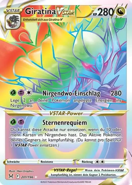 Giratina VSTAR 201/196 – Pokémon Verlorener Ursprung Karte