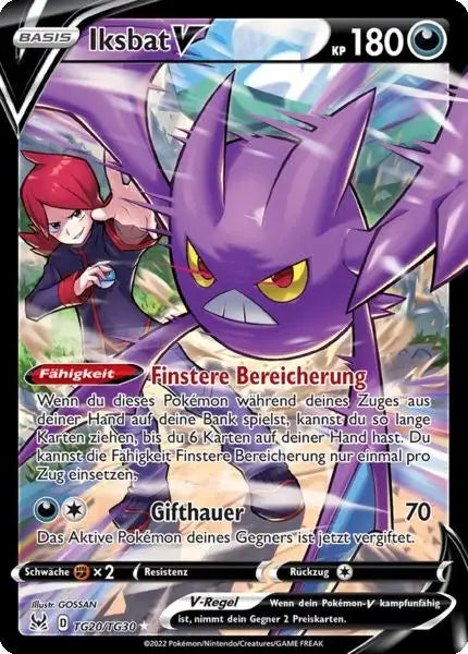 Iksbat V TG20 – Pokémon Verlorener Ursprung Karte