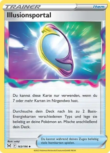Illusionsportal 163/196 – Pokémon Verlorener Ursprung Karte