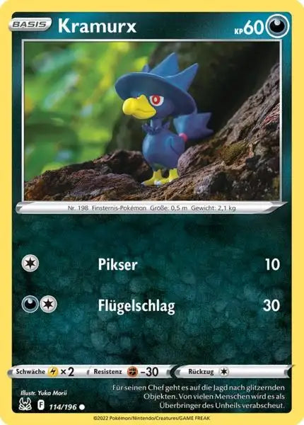 Kramurx 114/196 – Pokémon Verlorener Ursprung Karte