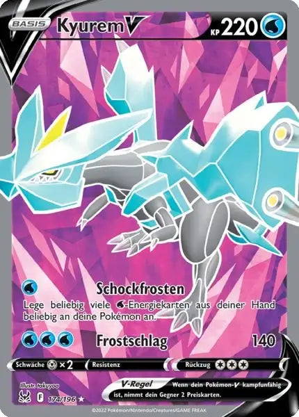 Kyurem V 174/196 – Pokémon Verlorener Ursprung Karte