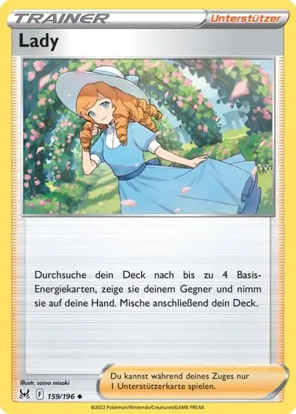 Lady 159/196 – Pokémon Verlorener Ursprung Karte