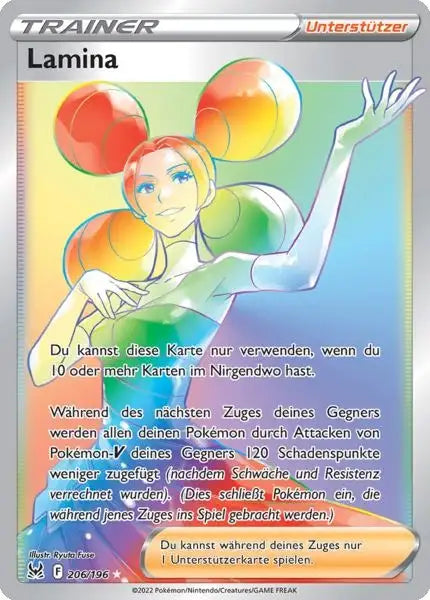 Lamina 206/196 – Pokémon Verlorener Ursprung Karte