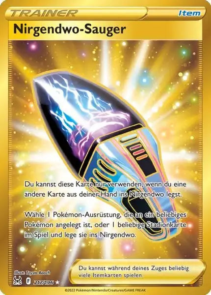 Nirgendwo Sauger 217/196 – Pokémon Verlorener Ursprung Karte