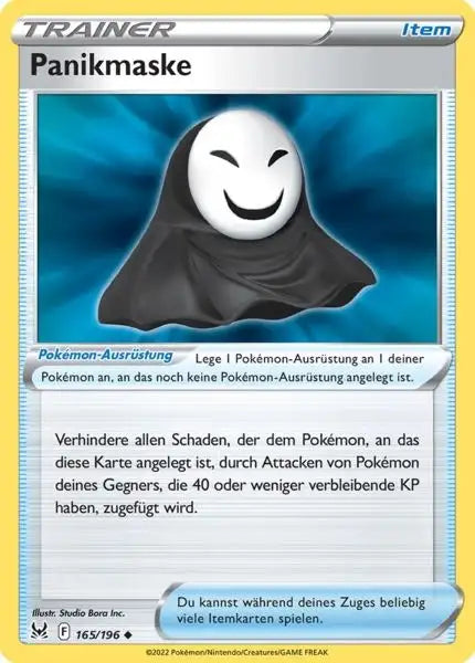 Panikmaske 165/196 – Pokémon Verlorener Ursprung Karte