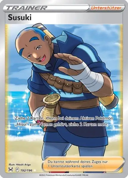 Susuki 192/196 – Pokémon Verlorener Ursprung Karte