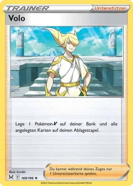 Volo 169/196 – Pokémon Verlorener Ursprung Karte