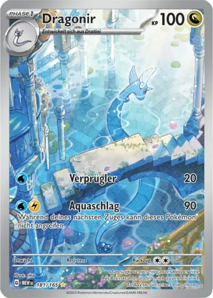 Dragonir 181/165 – Pokémon 151 Karte