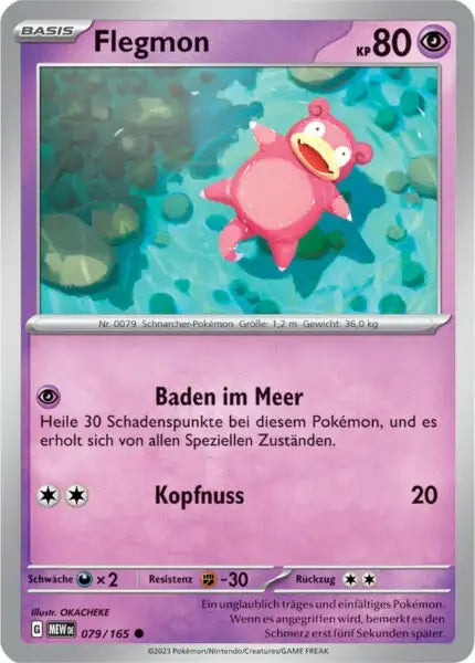 Flegmon 079/165 – Pokémon 151 Karte