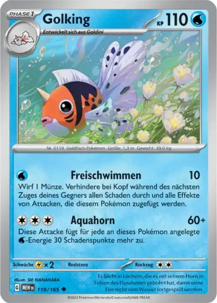 Golking 119/165 – Pokémon 151 Karte