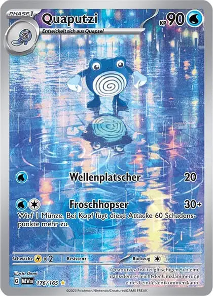 Quaputzi 176/165 – Pokémon 151 Karte