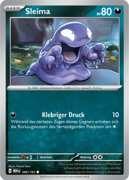 Sleima 088/165 – Pokémon 151 Karte