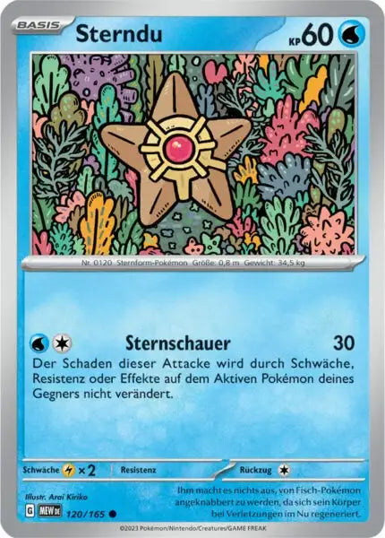 Sterndu 120/165 – Pokémon 151 Karte