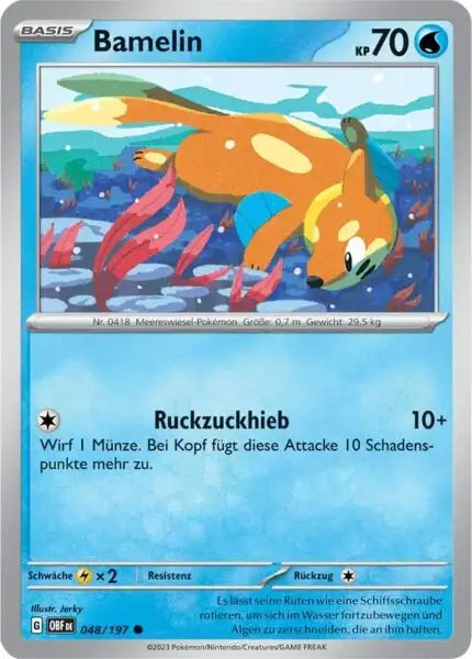 Bamelin 048/197 – Pokémon Obsidianflammen Karte