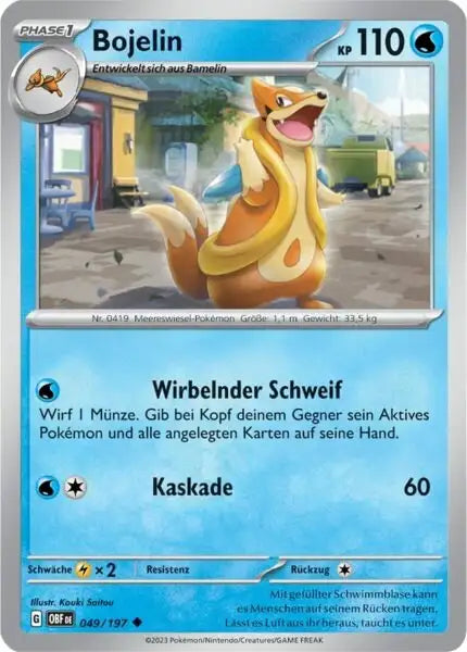 Bojelin 049/197 – Pokémon Obsidianflammen Karte