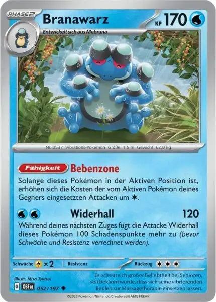 Branawarz 052/197 – Pokémon Obsidianflammen Karte