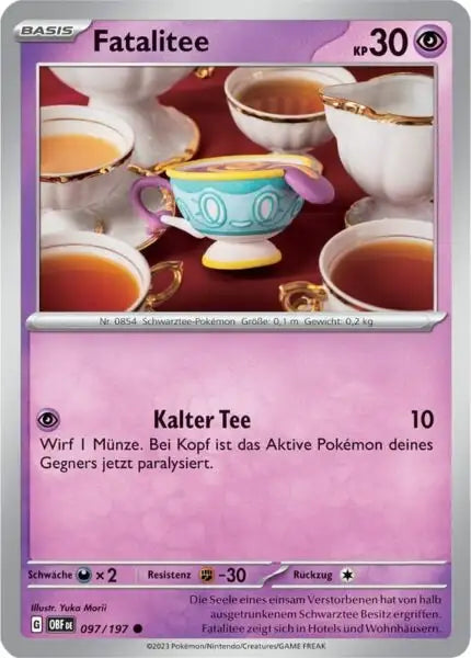 Fatalitee 097/197 – Pokémon Obsidianflammen Karte