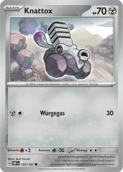 Knattox 155/197 – Pokémon Obsidianflammen Karte