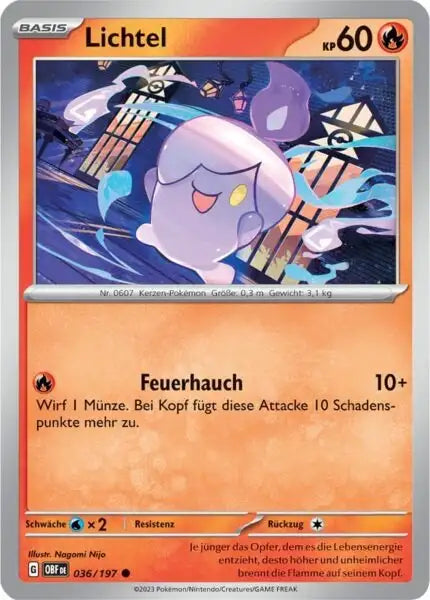 Lichtel 036/197 – Pokémon Obsidianflammen Karte