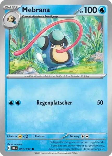 Mebrana 051/197 – Pokémon Obsidianflammen Karte