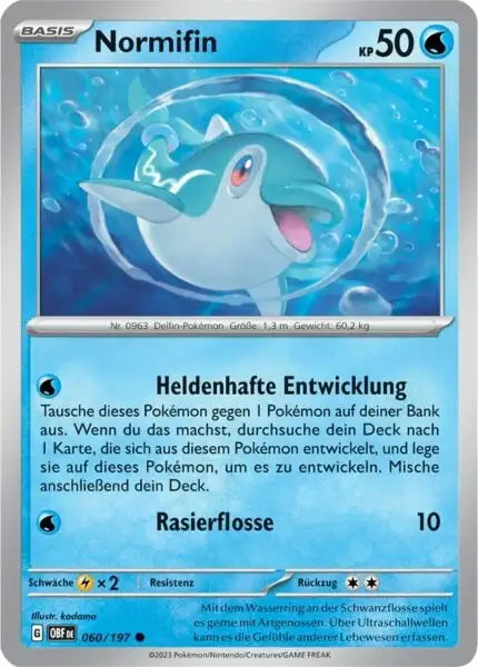 Normifin 060/197 – Pokémon Obsidianflammen Karte
