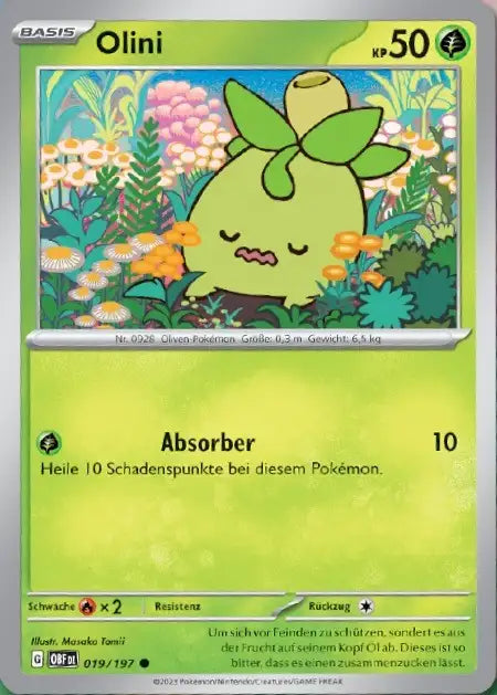 Olini 019/197 – Pokémon Obsidianflammen Karte