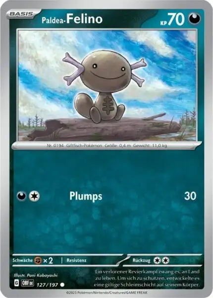 paldea Felino 127/197 – Pokémon Obsidianflammen Karte