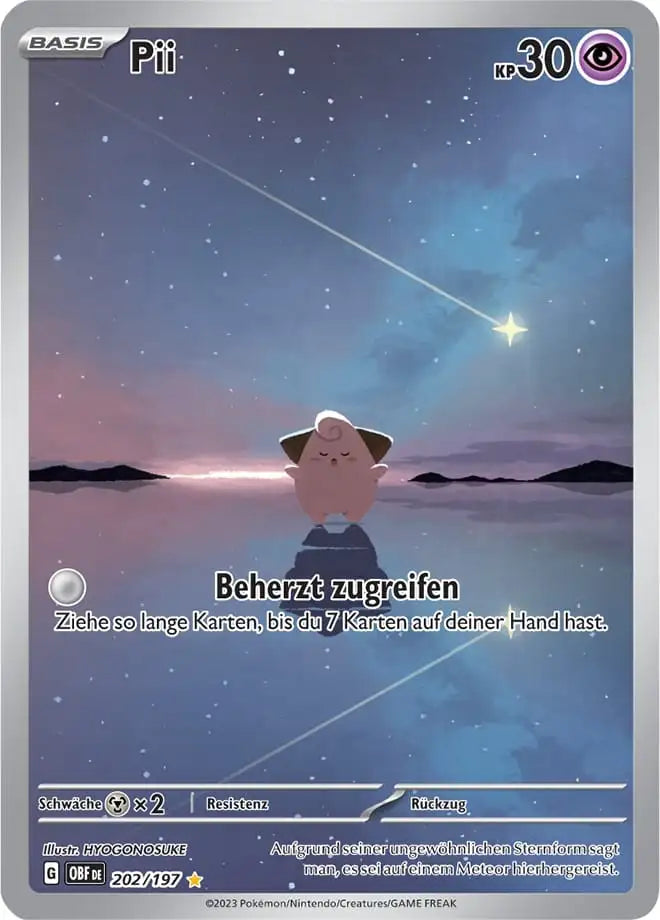Pii 202/197 – Pokémon Obsidianflammen Karte