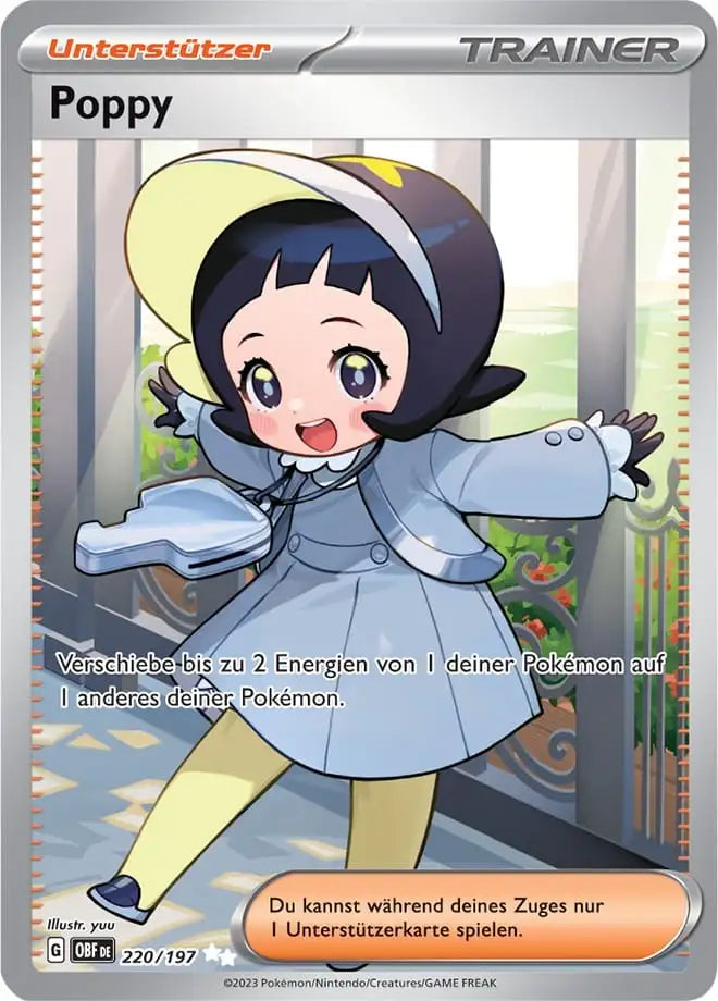 Poppy 220/197 – Pokémon Obsidianflammen Karte