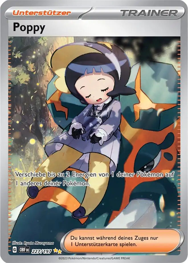 Poppy 227/197 – Pokémon Obsidianflammen Karte