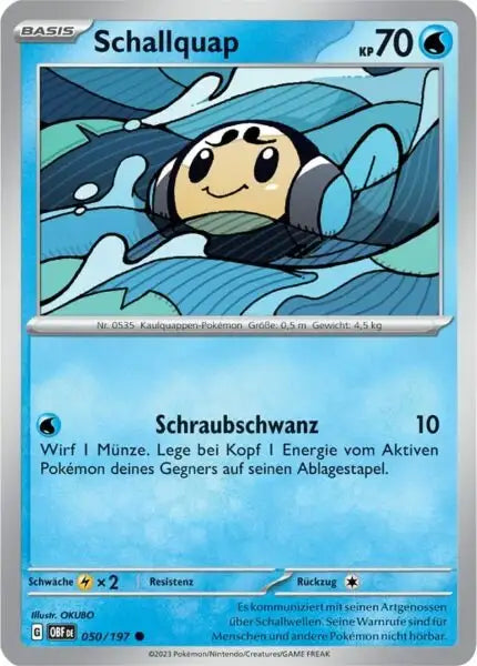 Schallquap 050/197 – Pokémon Obsidianflammen Karte