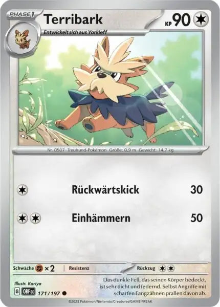 Terribark 171/197 – Pokémon Obsidianflammen Karte