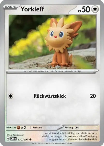 Yorkleff 170/197 – Pokémon Obsidianflammen Karte