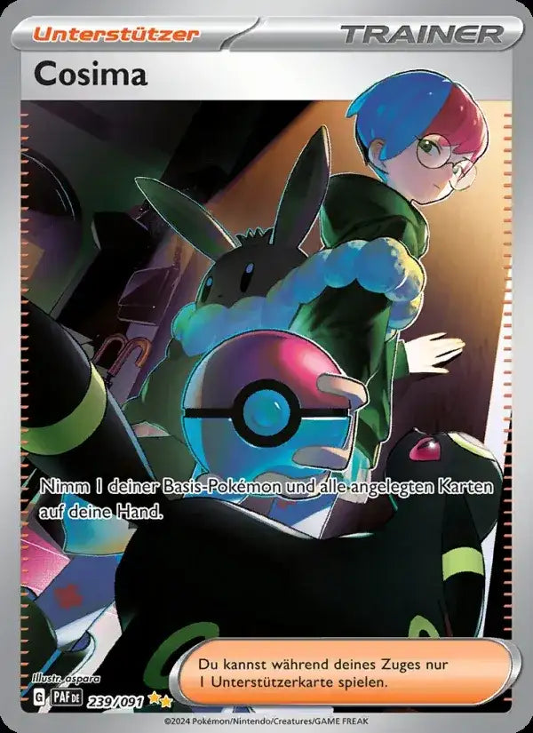 Cosima 239/091 – Pokémon Paldeas Schicksale Karte