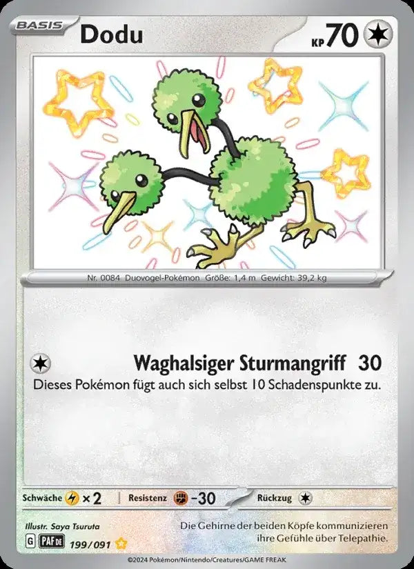 Dodu 199/091 – Pokémon Paldeas Schicksale Karte