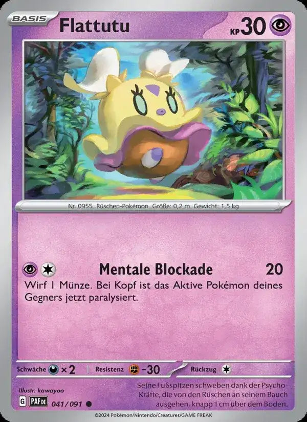 Flattutu 041/091 – Pokémon Paldeas Schicksale Karte