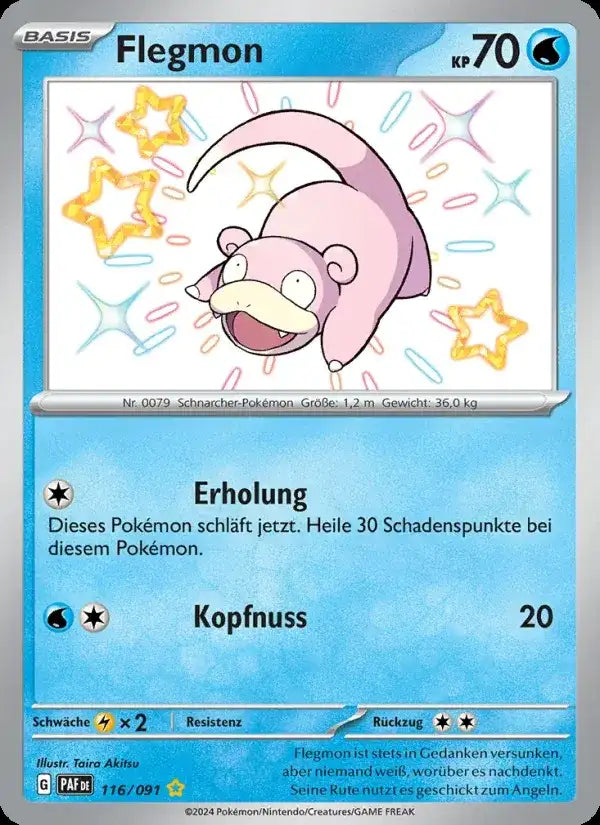 Flegmon 116/091 – Pokémon Paldeas Schicksale Karte