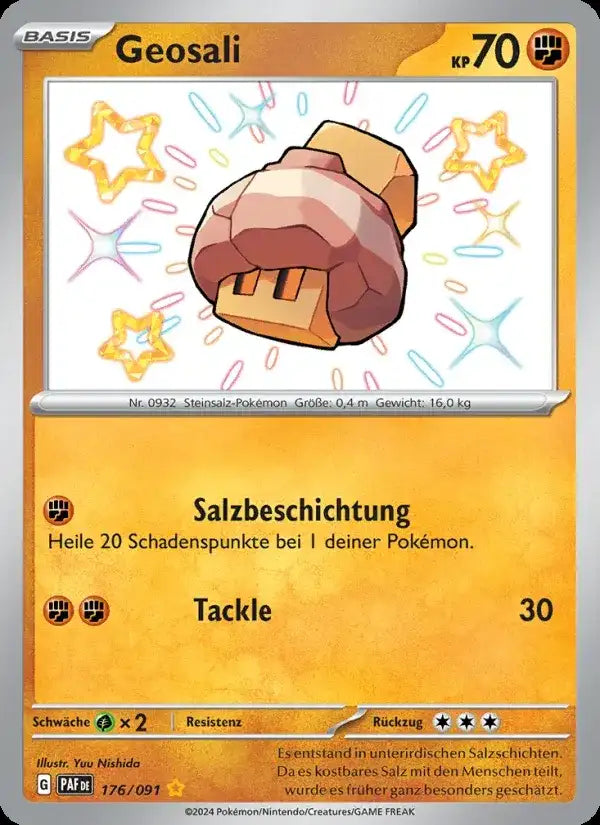 Geosali 176/091 – Pokémon Paldeas Schicksale Karte