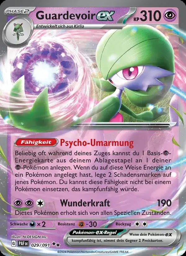 Guardevoir ex 029/091 – Pokémon Paldeas Schicksale Karte
