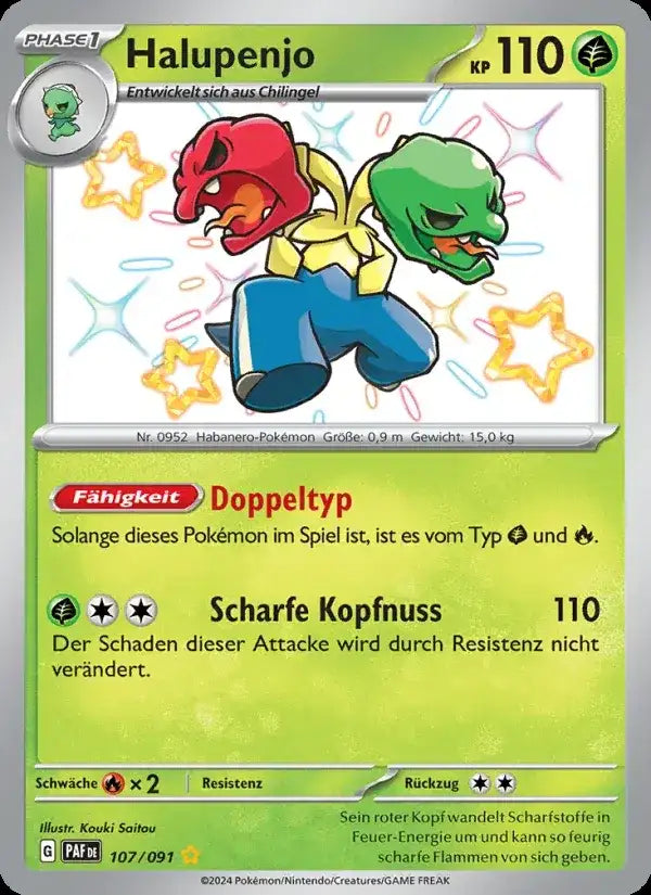 Halupenjo 107/091 – Pokémon Paldeas Schicksale Karte