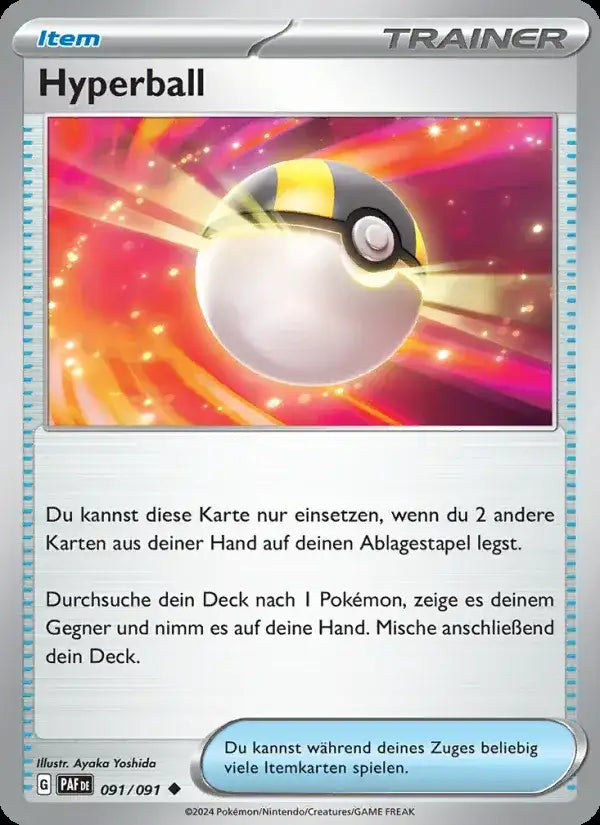 Hyperball 091/091 – Pokémon Paldeas Schicksale Karte