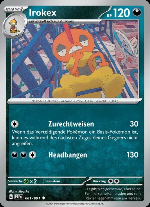 Irokex 061/091 – Pokémon Paldeas Schicksale Karte