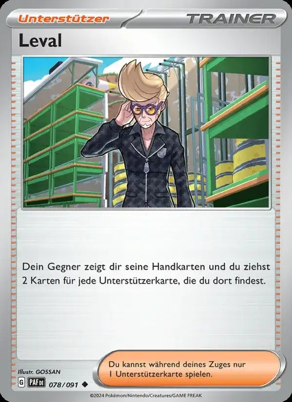 Leval 078/091 – Pokémon Paldeas Schicksale Karte