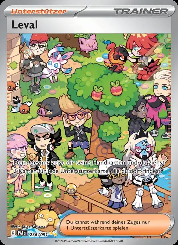 Leval 236/091 – Pokémon Paldeas Schicksale Karte