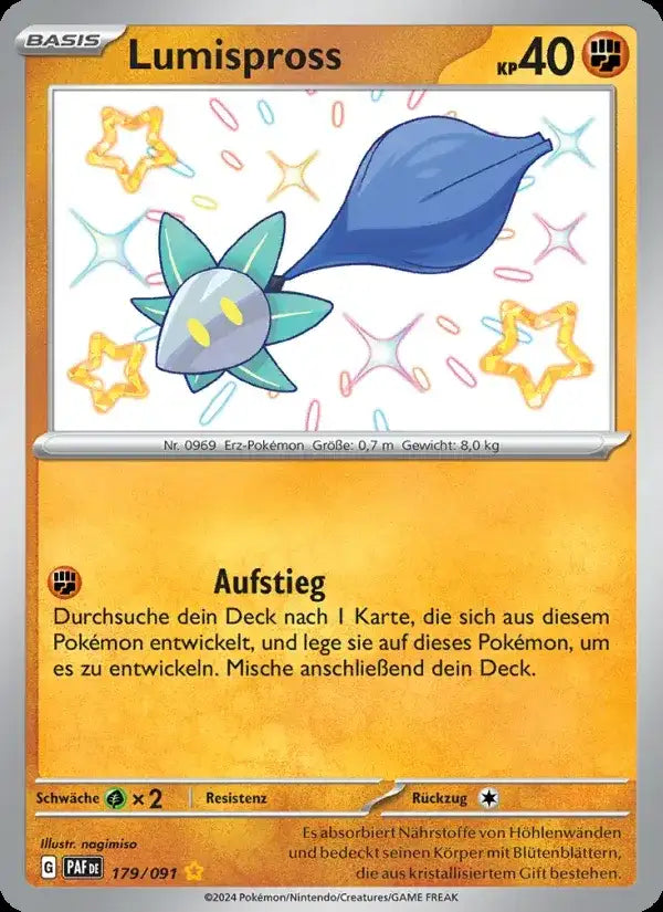 Lumispross 179/091 – Pokémon Paldeas Schicksale Karte