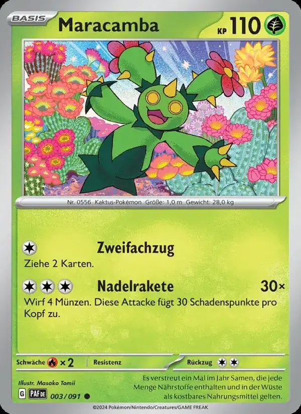 Maracamba 003/091 – Pokémon Paldeas Schicksale Karte
