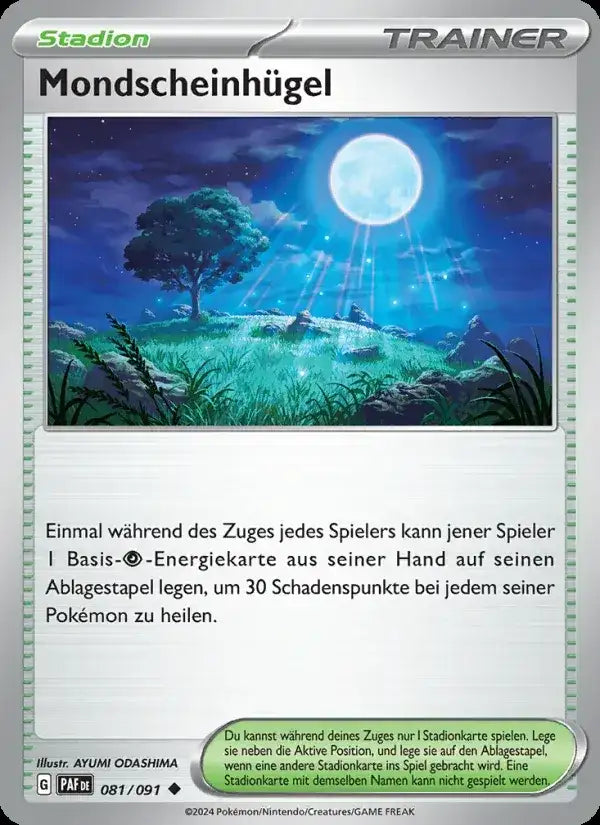 Mondscheinhugel 081/091 – Pokémon Paldeas Schicksale Karte