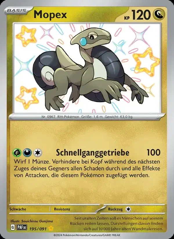 Mopex 195/091 – Pokémon Paldeas Schicksale Karte